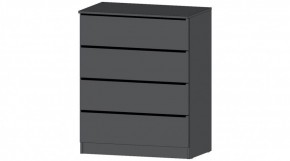 ЭЛЕГАНТ Комод 4 ящика (графит) в Екатеринбурге - ok-mebel.com | фото