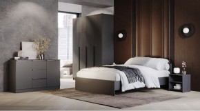 ЭЛЕГАНТ Спальный гарнитур (модульный) графит в Екатеринбурге - ok-mebel.com | фото
