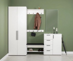 ЭЙР прихожая (модульная) Белый Шагрень в Екатеринбурге - ok-mebel.com | фото