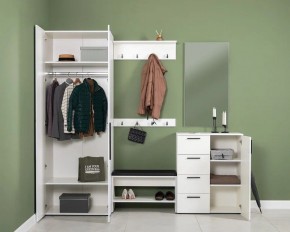 ЭЙР прихожая (модульная) Белый Шагрень в Екатеринбурге - ok-mebel.com | фото 2