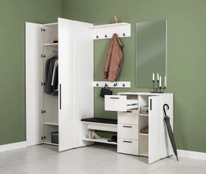 ЭЙР прихожая (модульная) Белый Шагрень в Екатеринбурге - ok-mebel.com | фото 27