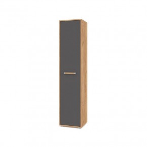 ФЛОРИДА Ф11 Шкаф-пенал (дуб золотой/графит) в Екатеринбурге - ok-mebel.com | фото