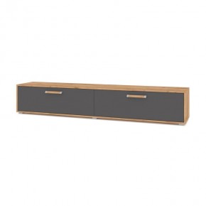 ФЛОРИДА Ф32 Тумба ТВ (дуб золотой/графит) в Екатеринбурге - ok-mebel.com | фото