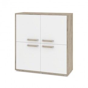 ФЛОРИДА Ф43 Комод (дуб серый/белый) в Екатеринбурге - ok-mebel.com | фото