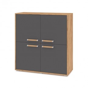 ФЛОРИДА Ф43 Комод (дуб золотой/графит) в Екатеринбурге - ok-mebel.com | фото