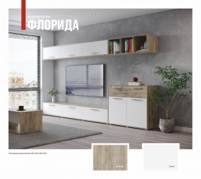 ФЛОРИДА Гостиная (модульная) дуб серый/белый в Екатеринбурге - ok-mebel.com | фото