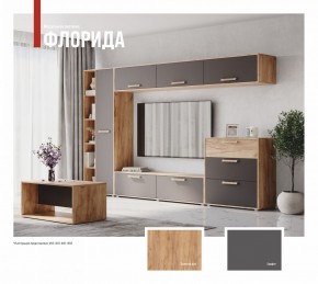 ФЛОРИДА Гостиная (модульная) дуб золотой/графит в Екатеринбурге - ok-mebel.com | фото