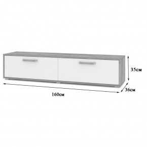 ФЛОРИДА Гостиная (модульная) дуб золотой/графит в Екатеринбурге - ok-mebel.com | фото 6