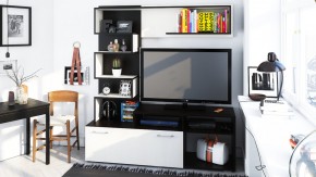 Гостиная Евро, цвет венге/дуб лоредо, ШхГхВ 166х43,6х182 см., ниша для ТВ 100х43х89 см., НЕ универсальная сборка в Екатеринбурге - ok-mebel.com | фото 10