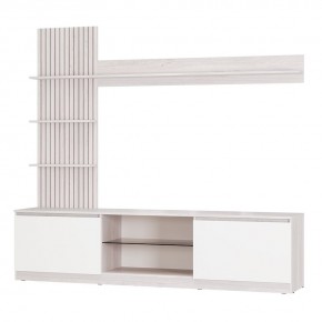 Гостиная Убер ГС-05 (ясень белый/белый) в Екатеринбурге - ok-mebel.com | фото 2