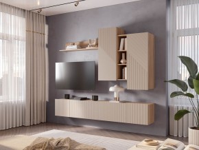 Гостиный модуль Эмилия ГМ-12 (Дуб смоки/Айриш (MF03)) в Екатеринбурге - ok-mebel.com | фото 3