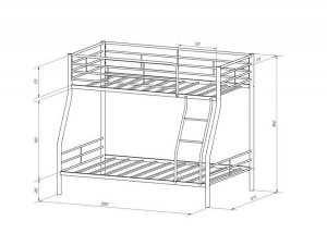 Двухъярусная кровать Гранада 2 в Екатеринбурге - ok-mebel.com | фото 2