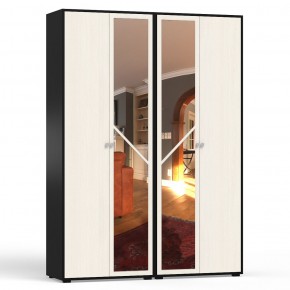 Камелия спальня № 1 Кровать 1400 + Две тумбы + Шкаф 4-х створчатый, цвет венге/дуб лоредо, сп.м. 1400х2000 мм., б/м, основание есть в Екатеринбурге - ok-mebel.com | фото 8