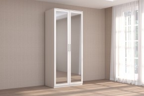 Кэт-4 Шкаф 2-х ств (2 дв зерк) (МДФ Бодега белая) в Екатеринбурге - ok-mebel.com | фото