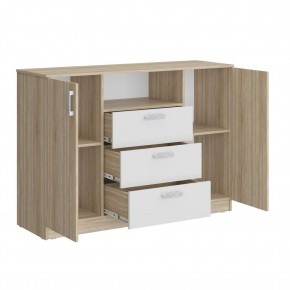 Комод 1400 Салоу (Дуб сонома/перламутр) в Екатеринбурге - ok-mebel.com | фото 2