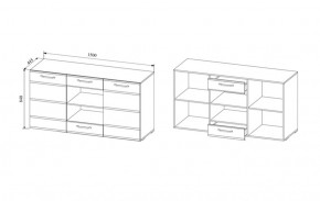АСТИ Комод АКМ 1500.1 ББ в Екатеринбурге - ok-mebel.com | фото 2