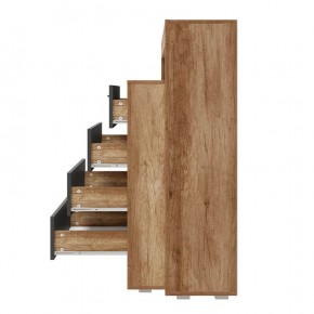 Комод многофункциональный Прима КМ-17 (графит/дуб каньон) в Екатеринбурге - ok-mebel.com | фото 3