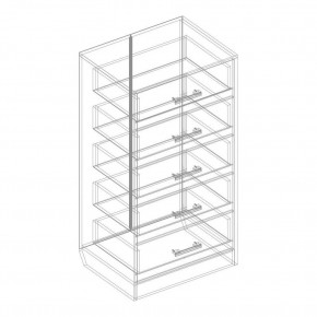 Комод с 5 ящиками "Милана" в Екатеринбурге - ok-mebel.com | фото 3