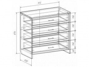 Комод с плитой 22 мм ЛИБЕРТИ в Екатеринбурге - ok-mebel.com | фото 3