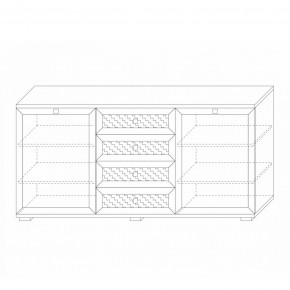 Комодино (фасады глухие) Парма Нео в Екатеринбурге - ok-mebel.com | фото 6