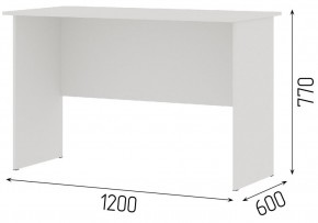 Компьютерный стол Элла ПС 01 белый / белый в Екатеринбурге - ok-mebel.com | фото 2