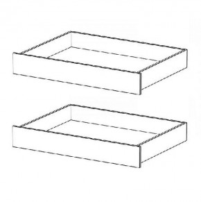 Комплект ящиков для кровати 1800 Соня-1 (Белый/Лак) в Екатеринбурге - ok-mebel.com | фото