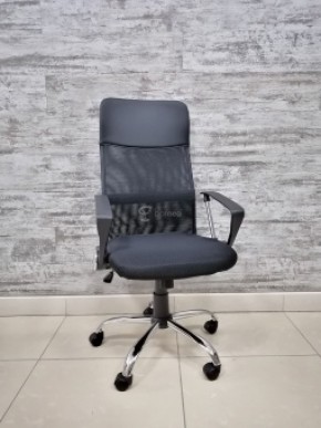 Кресло Barneo K-134H для персонала (черная ткань черная сетка) в Екатеринбурге - ok-mebel.com | фото