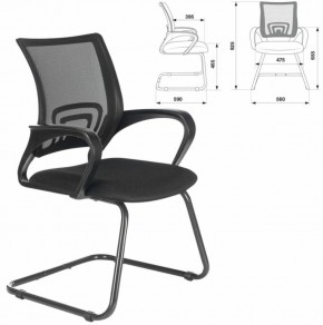 Кресло BRABIX "Fly CF-100" (черное) 532087 в Екатеринбурге - ok-mebel.com | фото 2