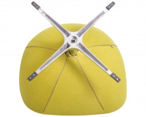 Кресло дизайнерское DOBRIN EGG, светло-зеленая ткань AF3 в Екатеринбурге - ok-mebel.com | фото 7