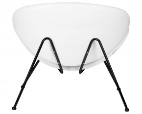 Кресло дизайнерское DOBRIN EMILY, белый винил YP17, черное основание в Екатеринбурге - ok-mebel.com | фото 5