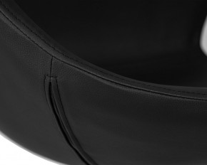 Кресло дизайнерское DOBRIN SWAN, черный кожзам P13, алюминиевое основание в Екатеринбурге - ok-mebel.com | фото 7