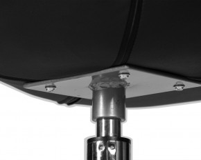 Кресло дизайнерское DOBRIN SWAN, черный кожзам P13, алюминиевое основание в Екатеринбурге - ok-mebel.com | фото 9