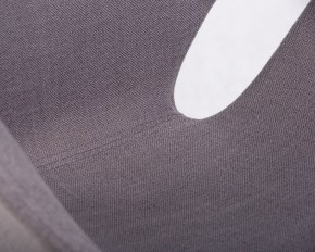 Кресло дизайнерское DOBRIN SWAN, серая ткань IF11, алюминиевое основание в Екатеринбурге - ok-mebel.com | фото 9