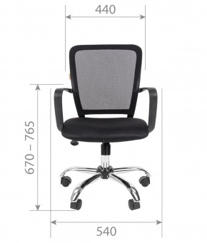 Кресло для оператора CHAIRMAN 698 хром (ткань TW 19/сетка TW 69) в Екатеринбурге - ok-mebel.com | фото 6