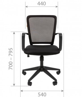 Кресло для оператора CHAIRMAN 698 (ткань/сетка TW - оранжевый) в Екатеринбурге - ok-mebel.com | фото 2