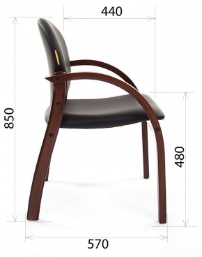 Кресло для посетителей CHAIRMAN 659 Terra (экокожа) в Екатеринбурге - ok-mebel.com | фото 7