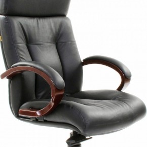 Кресло для руководителя Chairman 421 черный/орех темный, черный в Екатеринбурге - ok-mebel.com | фото 6
