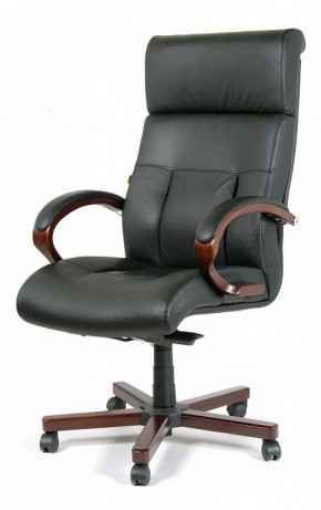 Кресло для руководителя Chairman 421 черный/орех темный, черный в Екатеринбурге - ok-mebel.com | фото 7
