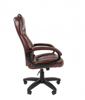 Кресло для руководителя  CHAIRMAN 432 (Экокожа коричневая) в Екатеринбурге - ok-mebel.com | фото 3