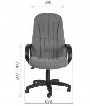 Кресло для руководителя  CHAIRMAN 685 СТ (ткань стандарт 10-356 черная) в Екатеринбурге - ok-mebel.com | фото 5