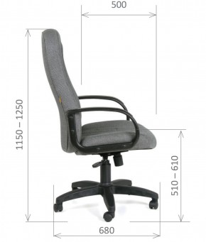 Кресло для руководителя  CHAIRMAN 685 СТ (ткань стандарт 10-356 черная) в Екатеринбурге - ok-mebel.com | фото 6