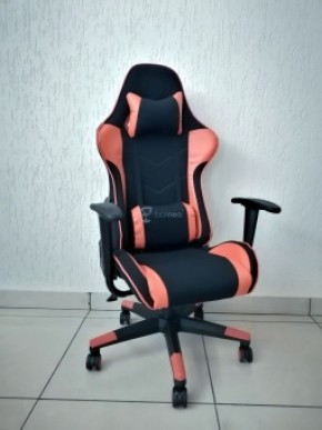 Кресло геймерское Barneo K-50 (черная сетка оранжевые вставки) в Екатеринбурге - ok-mebel.com | фото 1