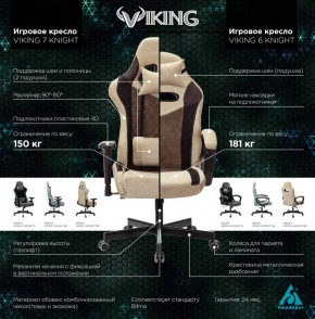 Кресло игровое Бюрократ VIKING 6 KNIGHT BL FABRIC синий в Екатеринбурге - ok-mebel.com | фото 5