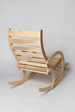 Кресло качалка не окрашенное НЕАПОЛЬ с подножкой в Екатеринбурге - ok-mebel.com | фото 5