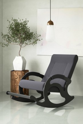 Кресло-качалка Тироль 12-Т-ГР (ткань/венге) ГРАФИТ в Екатеринбурге - ok-mebel.com | фото