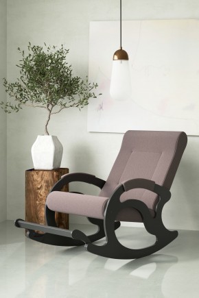 Кресло-качалка Тироль 12-Т-КМ (ткань/венге) КОФЕ С МОЛОКОМ в Екатеринбурге - ok-mebel.com | фото