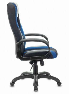 Кресло компьютерное BRABIX PREMIUM "Rapid GM-102" (экокожа/ткань, черное/синее) 532106 в Екатеринбурге - ok-mebel.com | фото 3