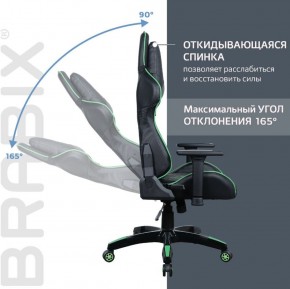 Кресло компьютерное BRABIX "GT Carbon GM-120" (черное/зеленое) 531929 в Екатеринбурге - ok-mebel.com | фото 2