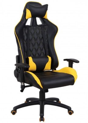 Кресло компьютерное BRABIX "GT Master GM-110" (черное/желтое) 531927 в Екатеринбурге - ok-mebel.com | фото