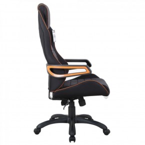 Кресло компьютерное BRABIX Techno Pro GM-003 (ткань черное/серое, вставки оранжевые) 531813 в Екатеринбурге - ok-mebel.com | фото 3